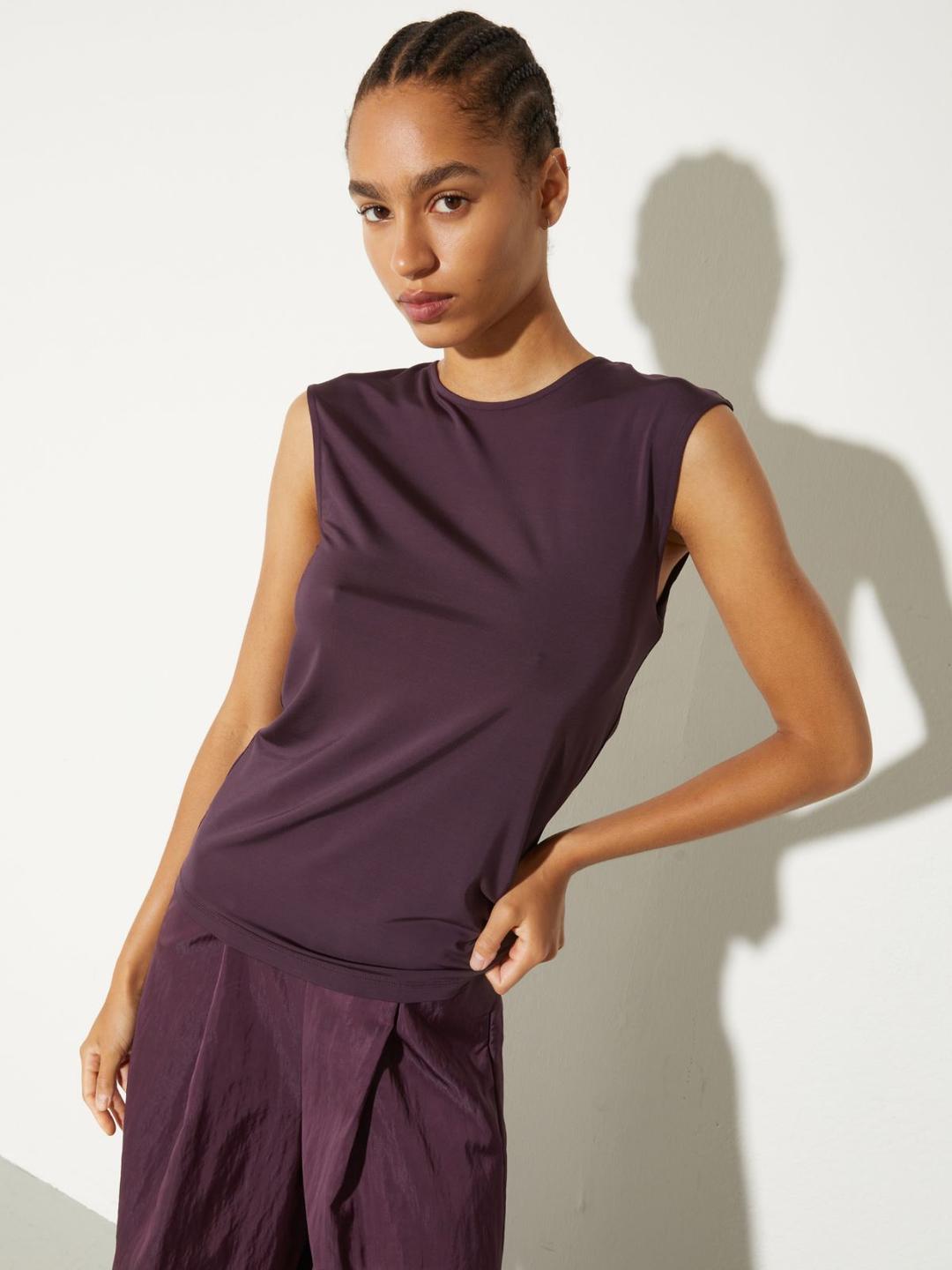 Top in jersey crêpe | Max&Co Top in jersey crêpe - vista alternativa - 1 | Max&Co