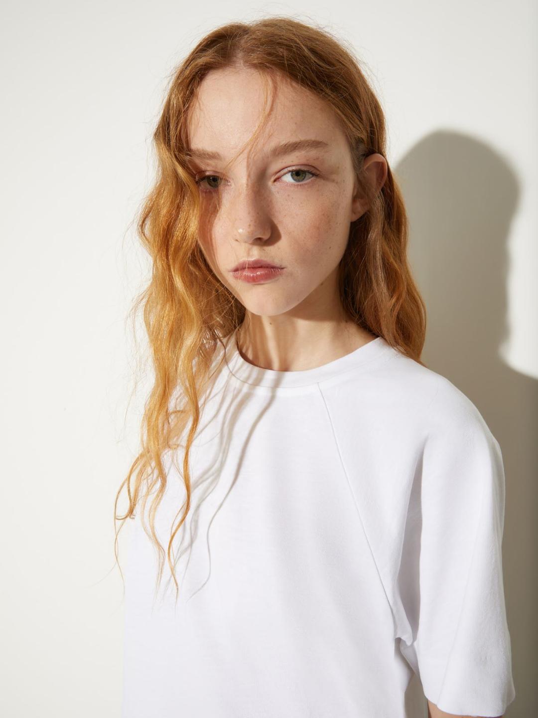 T-shirt in cotone e lino | Max&Co T-shirt in cotone e lino - vista alternativa - 2 | Max&Co