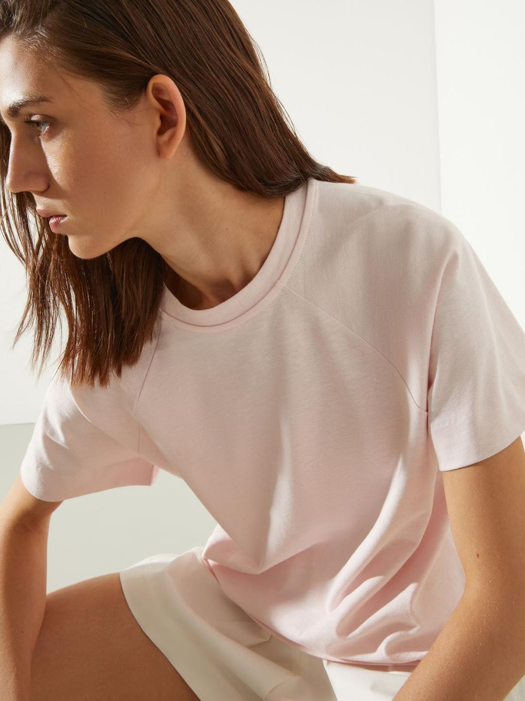 T-shirt in cotone e lino | Max&Co T-shirt in cotone e lino - vista alternativa - 28 | Max&Co