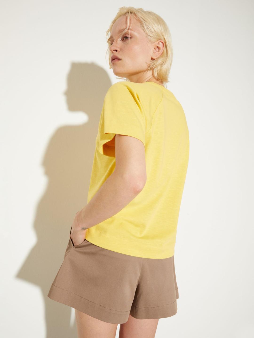 T-shirt in cotone e lino | Max&Co T-shirt in cotone e lino - vista alternativa - 6 | Max&Co