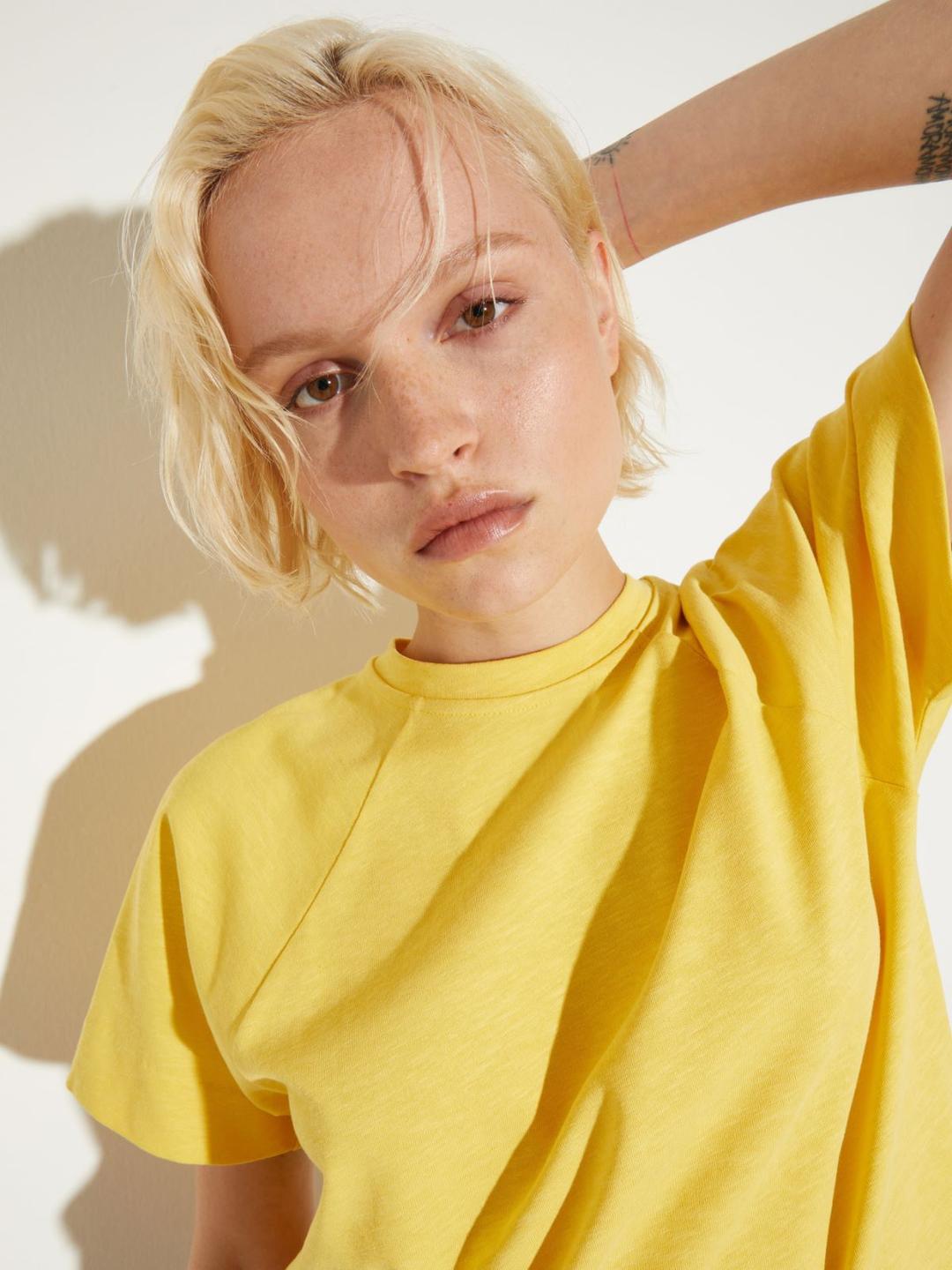 T-shirt in cotone e lino | Max&Co T-shirt in cotone e lino - vista alternativa - 6 | Max&Co