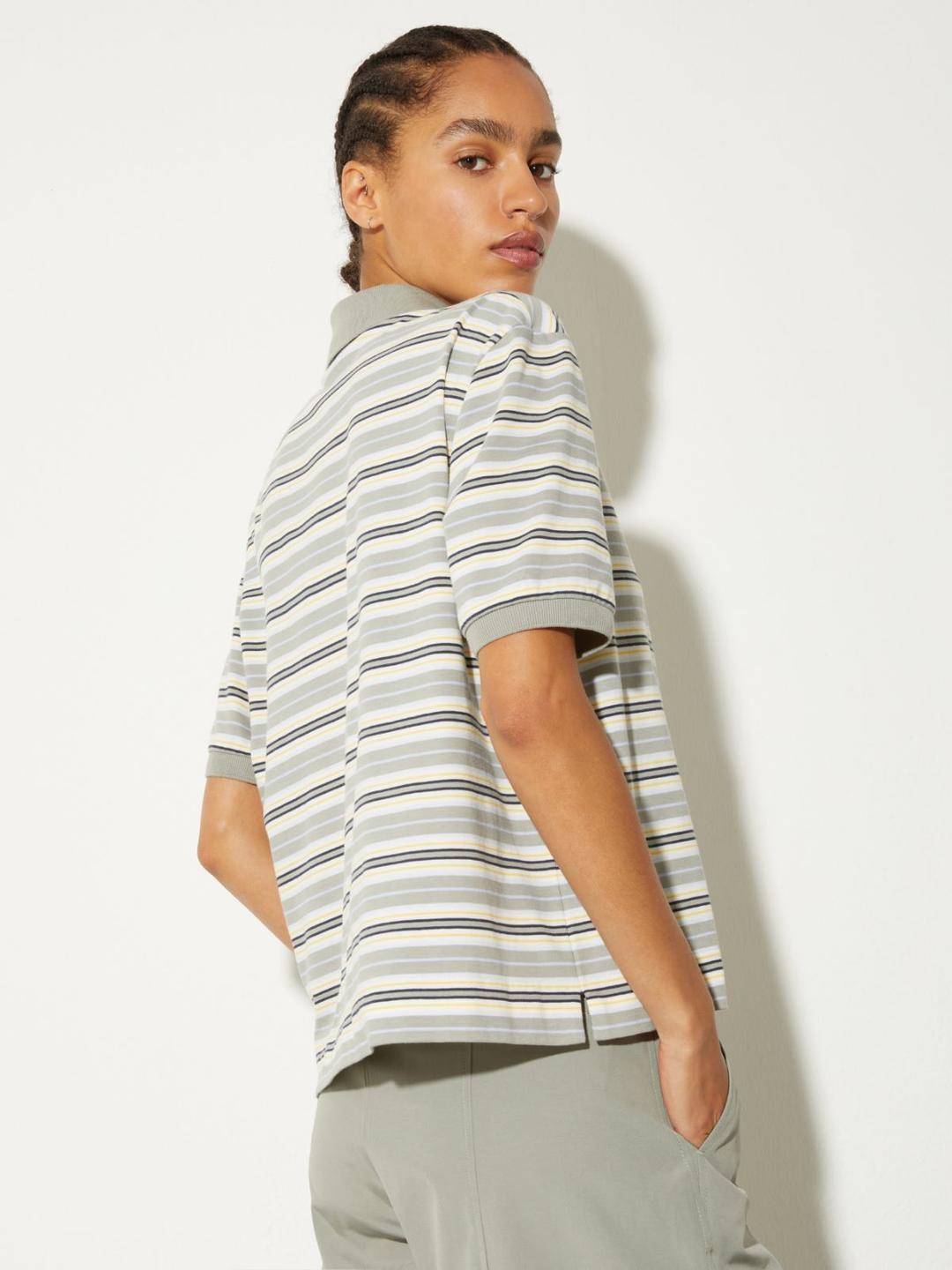 Polo in cotone a righe | Max&Co Polo in cotone a righe - vista alternativa - 9 | Max&Co