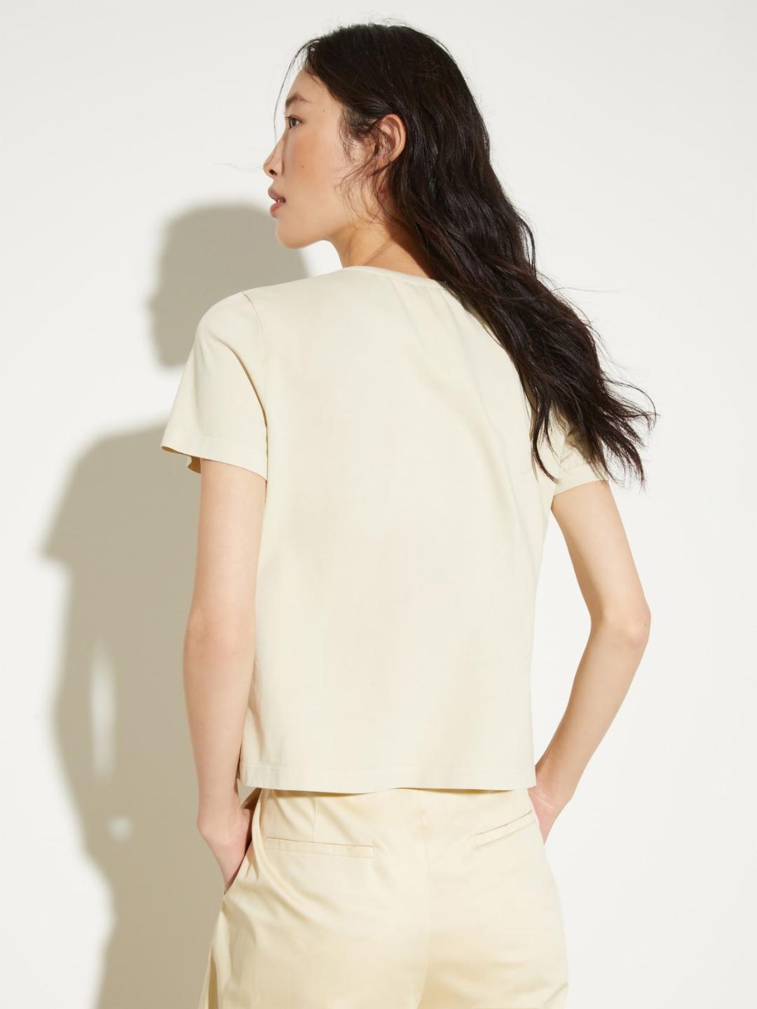 T-shirt slim con stampa floreale | Max&Co T-shirt slim con stampa floreale - vista alternativa - 1 | Max&Co