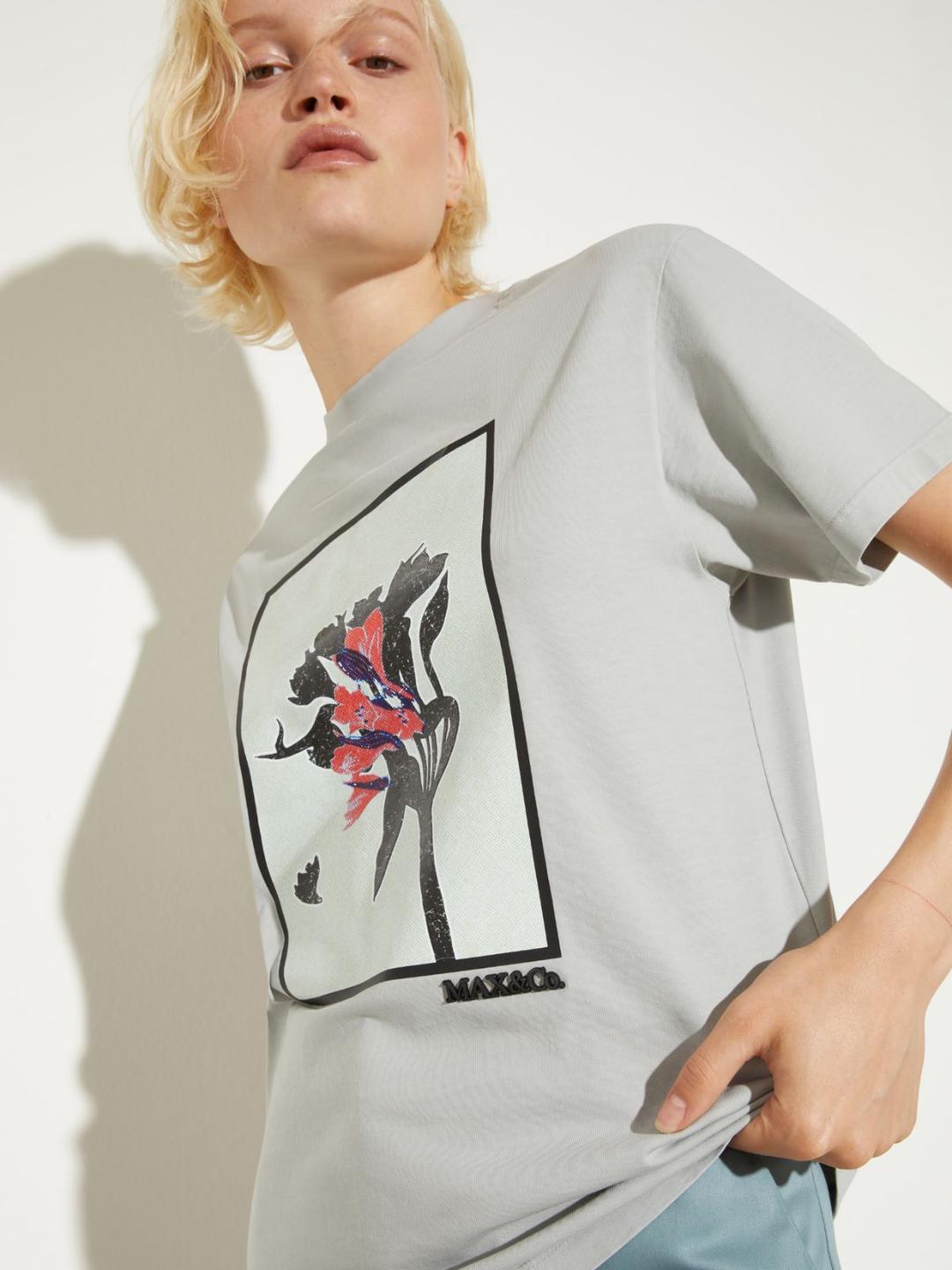 T-shirt con stampa floreale | Max&Co T-shirt con stampa floreale - vista alternativa - 4 | Max&Co