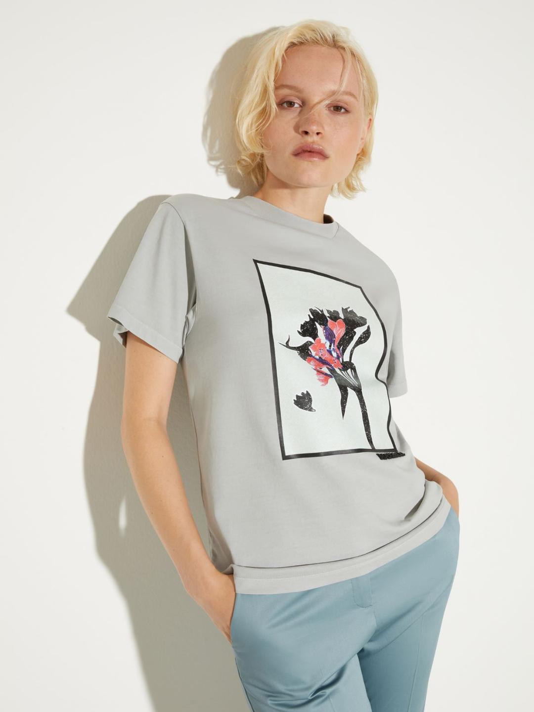 T-shirt con stampa floreale | Max&Co T-shirt con stampa floreale - vista alternativa - 4 | Max&Co