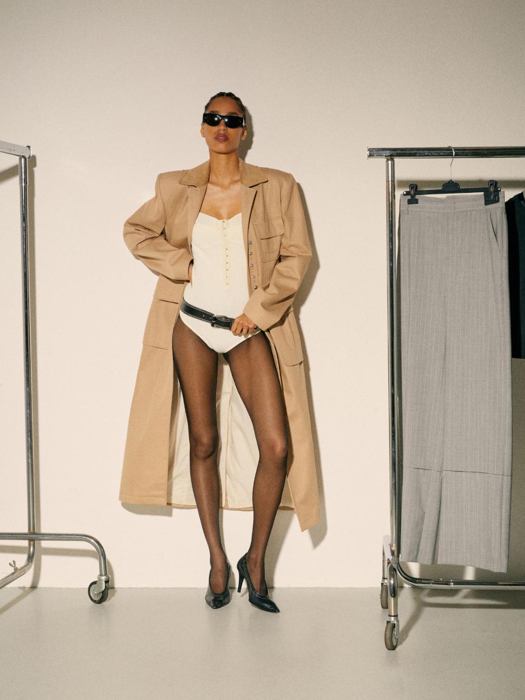 Cappotto in drill Sami Miró &Co.llaboration | Max&Co Cappotto in drill Sami Miró &Co.llaboration - vista alternativa - 3 | Max&Co