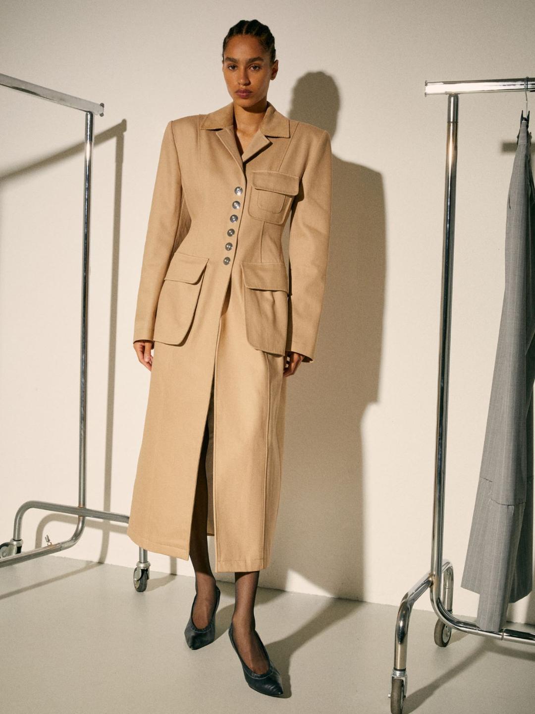 Cappotto in drill Sami Miró &Co.llaboration | Max&Co Cappotto in drill Sami Miró &Co.llaboration - vista alternativa - 3 | Max&Co