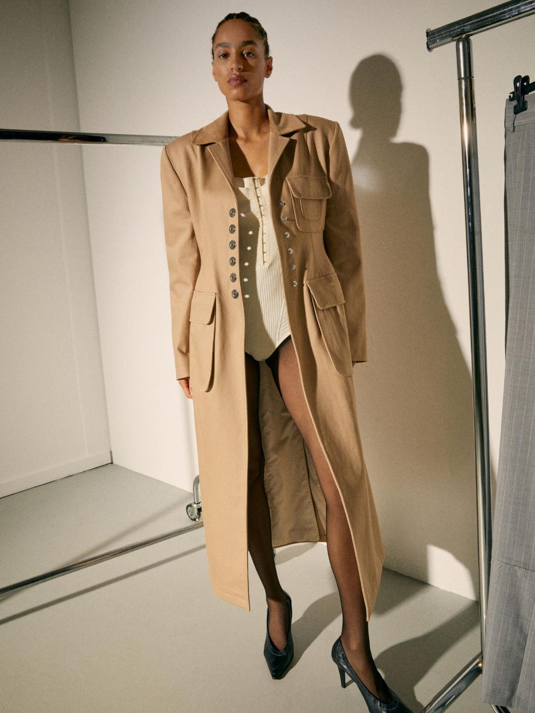 Cappotto in drill Sami Miró &Co.llaboration | Max&Co Cappotto in drill Sami Miró &Co.llaboration - vista alternativa - 3 | Max&Co