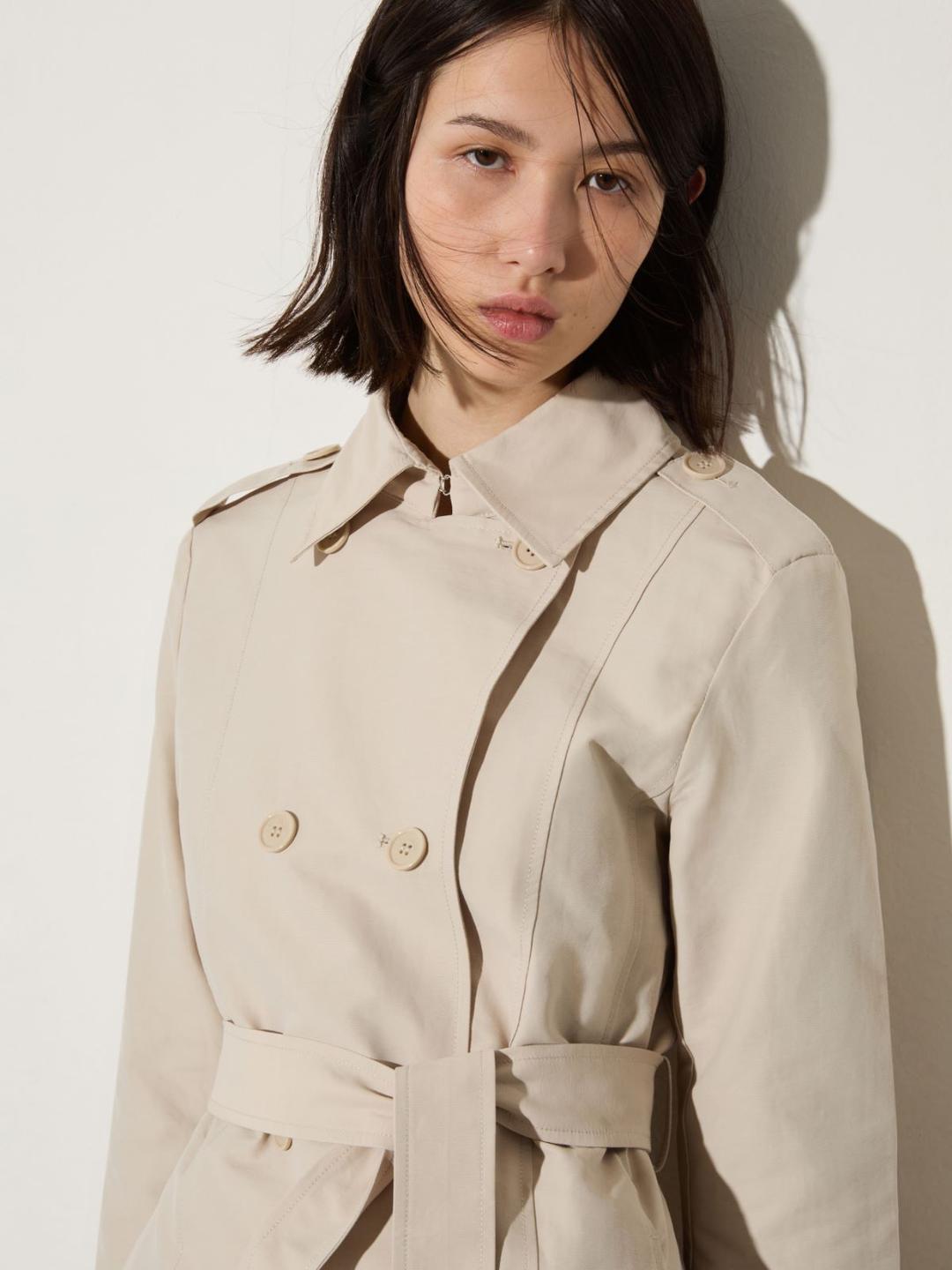 Trench doppiopetto in ottoman | Max&Co Trench doppiopetto in ottoman - vista alternativa - 2 | Max&Co