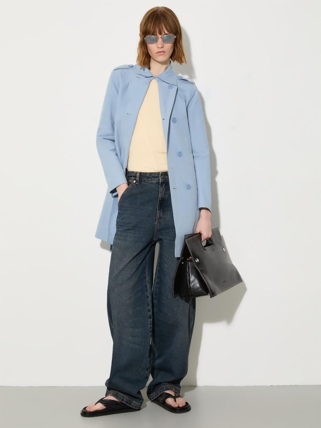 Trench doppiopetto in ottoman | Max&Co Trench doppiopetto in ottoman | Max&Co