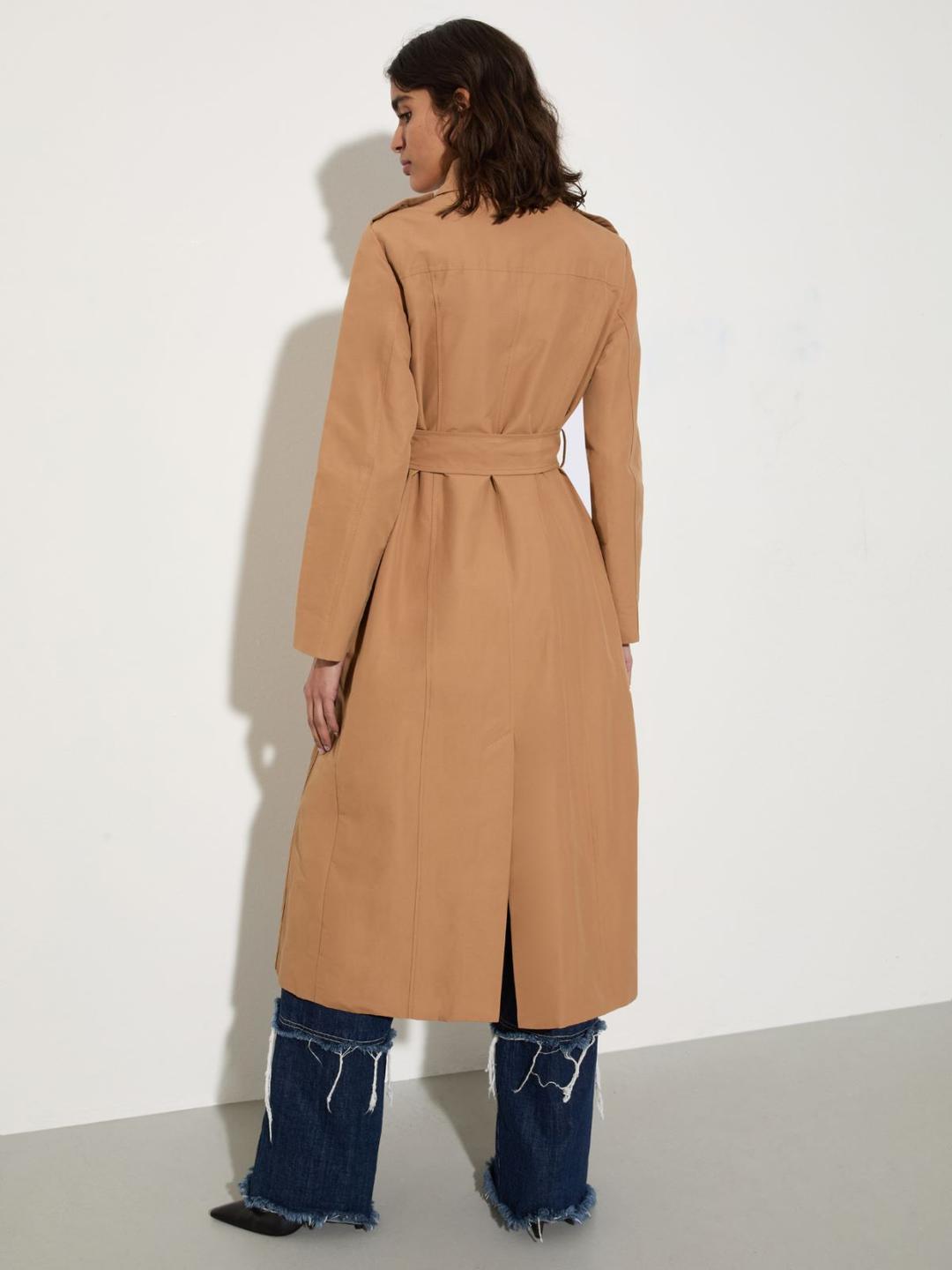 Trench midi in ottoman | Max&Co Trench midi in ottoman | Max&Co
