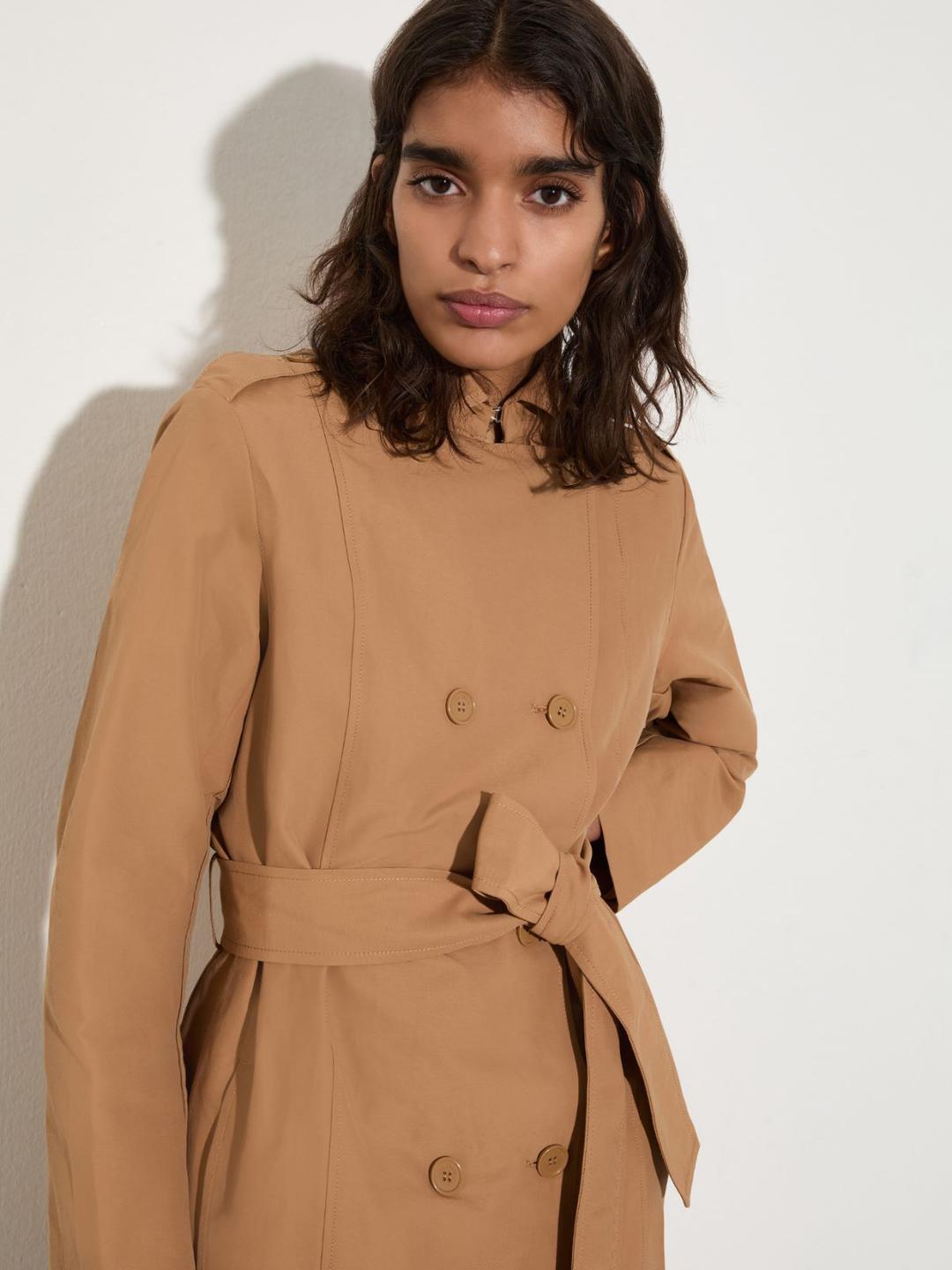 Trench midi in ottoman | Max&Co Trench midi in ottoman | Max&Co