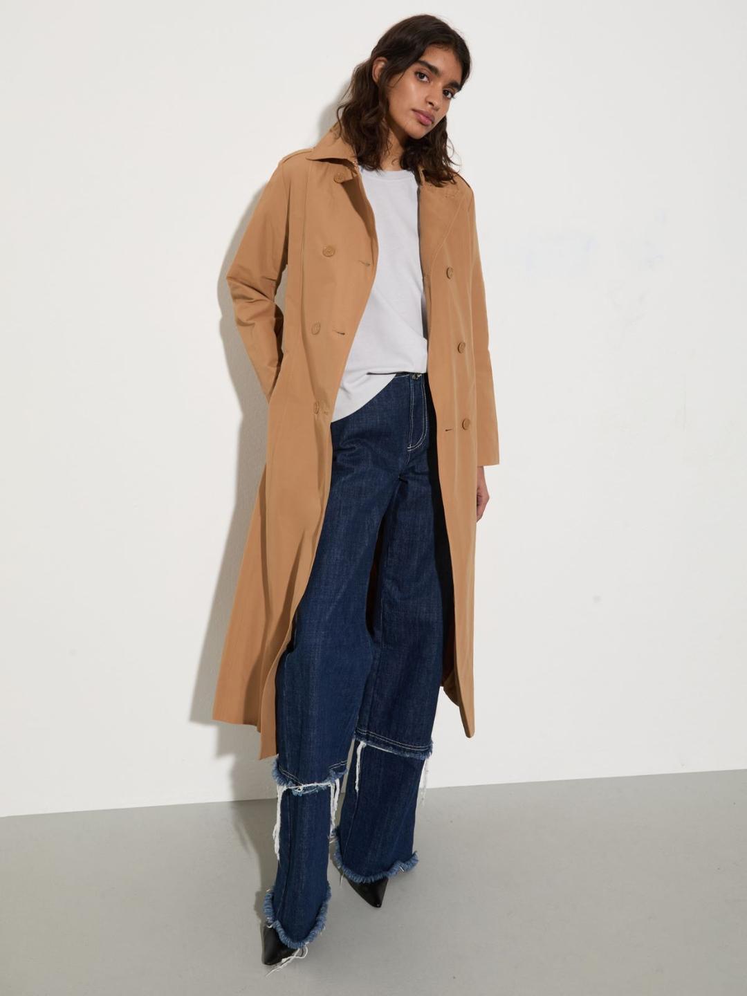 Trench midi in ottoman | Max&Co Trench midi in ottoman | Max&Co