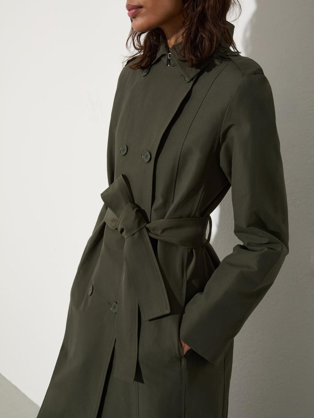 Trench midi in ottoman | Max&Co Trench midi in ottoman | Max&Co