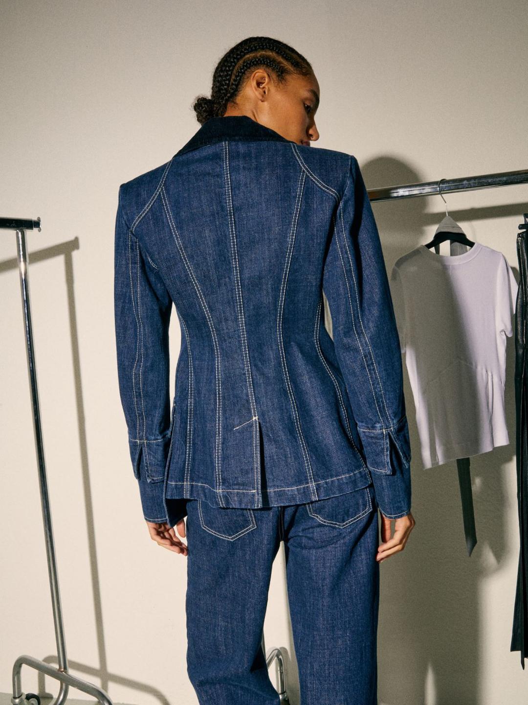 Giacca in denim Sami Miró &Co.llaboration | Max&Co Giacca in denim Sami Miró &Co.llaboration - vista alternativa - 0 | Max&Co