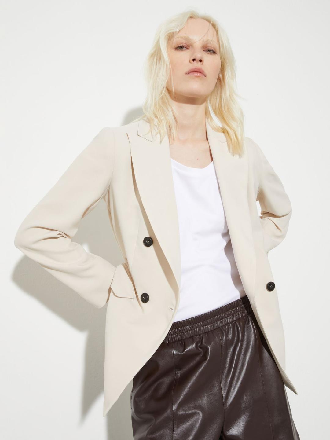Blazer in envers satin | Max&Co Blazer in envers satin - vista alternativa - 4 | Max&Co