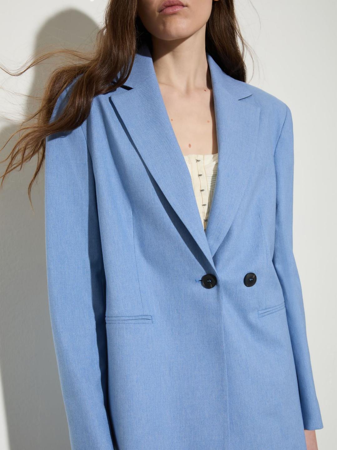 Wrap-back blazer in gabardine | Max&Co Wrap-back blazer in gabardine - vista alternativa - 23 | Max&Co