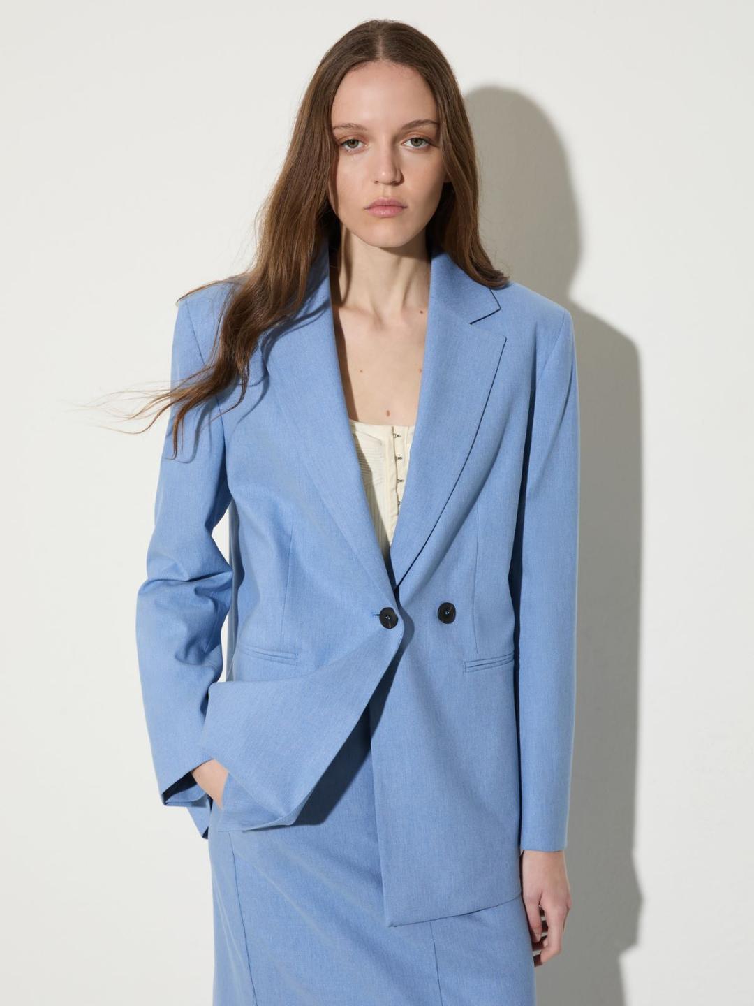Wrap-back blazer in gabardine | Max&Co Wrap-back blazer in gabardine - vista alternativa - 23 | Max&Co