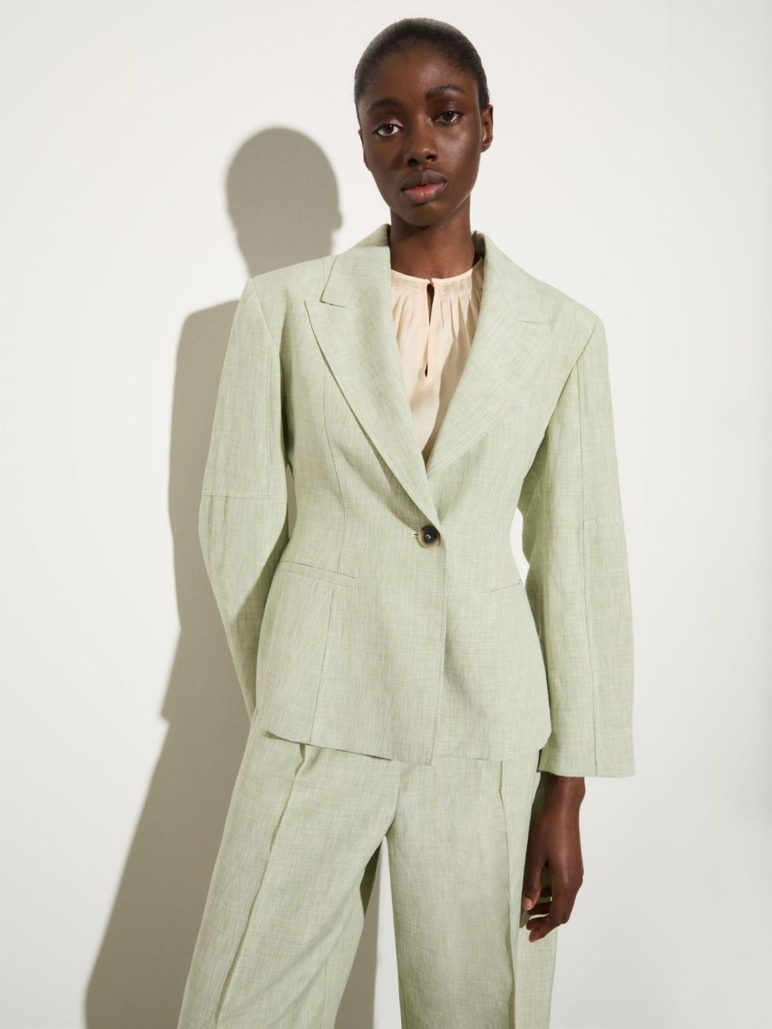 Blazer in blend di lino | Max&Co Blazer in blend di lino - vista alternativa - 3 | Max&Co