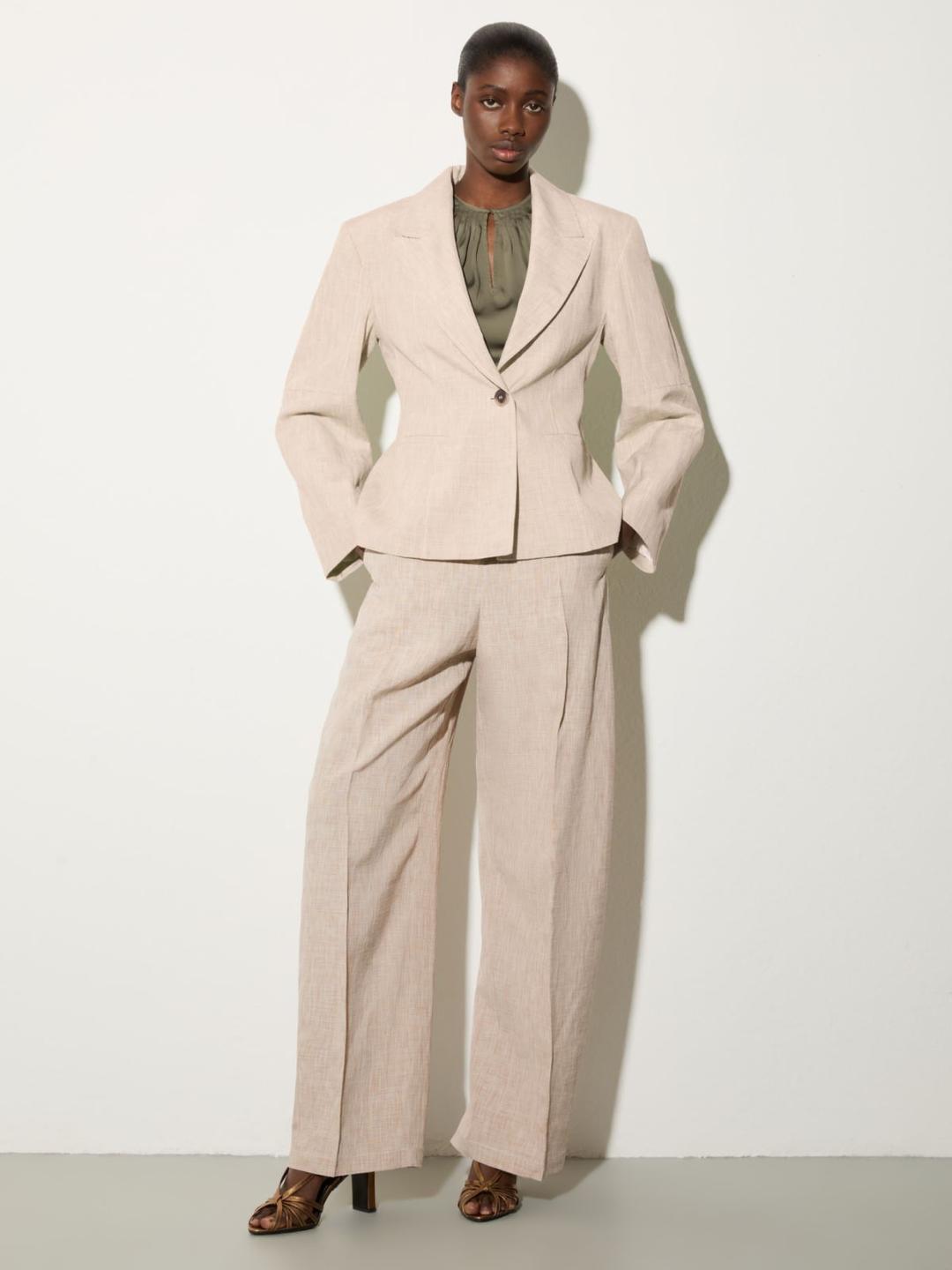 Blazer in blend di lino | Max&Co Blazer in blend di lino - vista alternativa - 4 | Max&Co