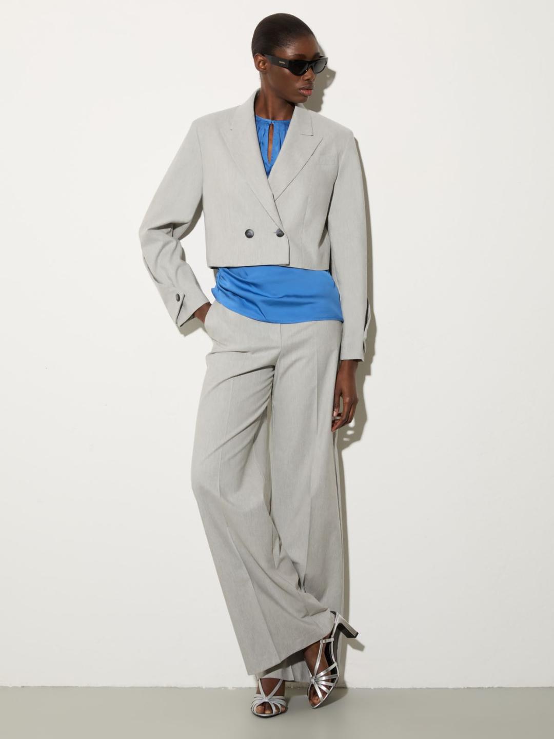 Cropped blazer in gabardine | Max&Co Cropped blazer in gabardine - vista alternativa - 21 | Max&Co
