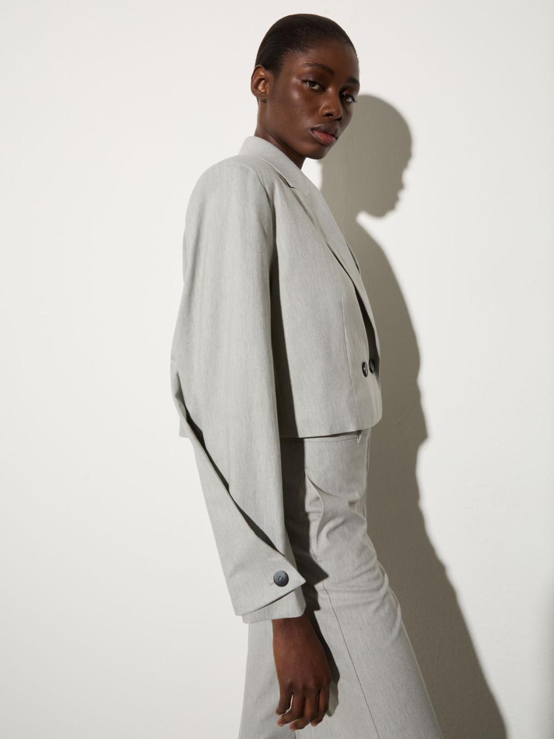 Cropped blazer in gabardine | Max&Co Cropped blazer in gabardine - vista alternativa - 21 | Max&Co