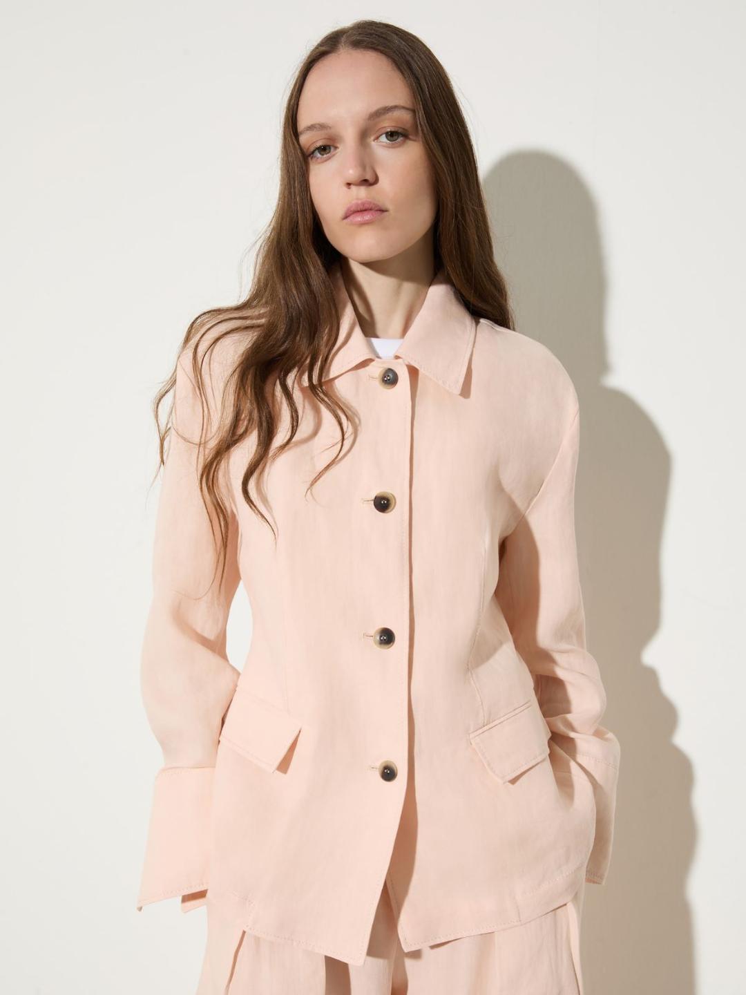 Blazer slim in puro lino | Max&Co Blazer slim in puro lino - vista alternativa - 6 | Max&Co