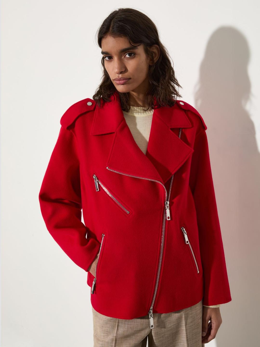 Giacca chiodo in lana double | Max&Co Giacca chiodo in lana double | Max&Co