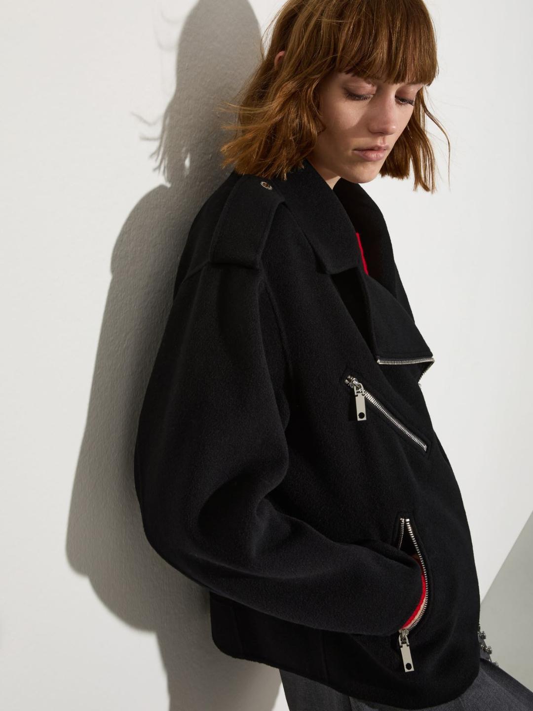 Giacca chiodo in lana double | Max&Co Giacca chiodo in lana double | Max&Co