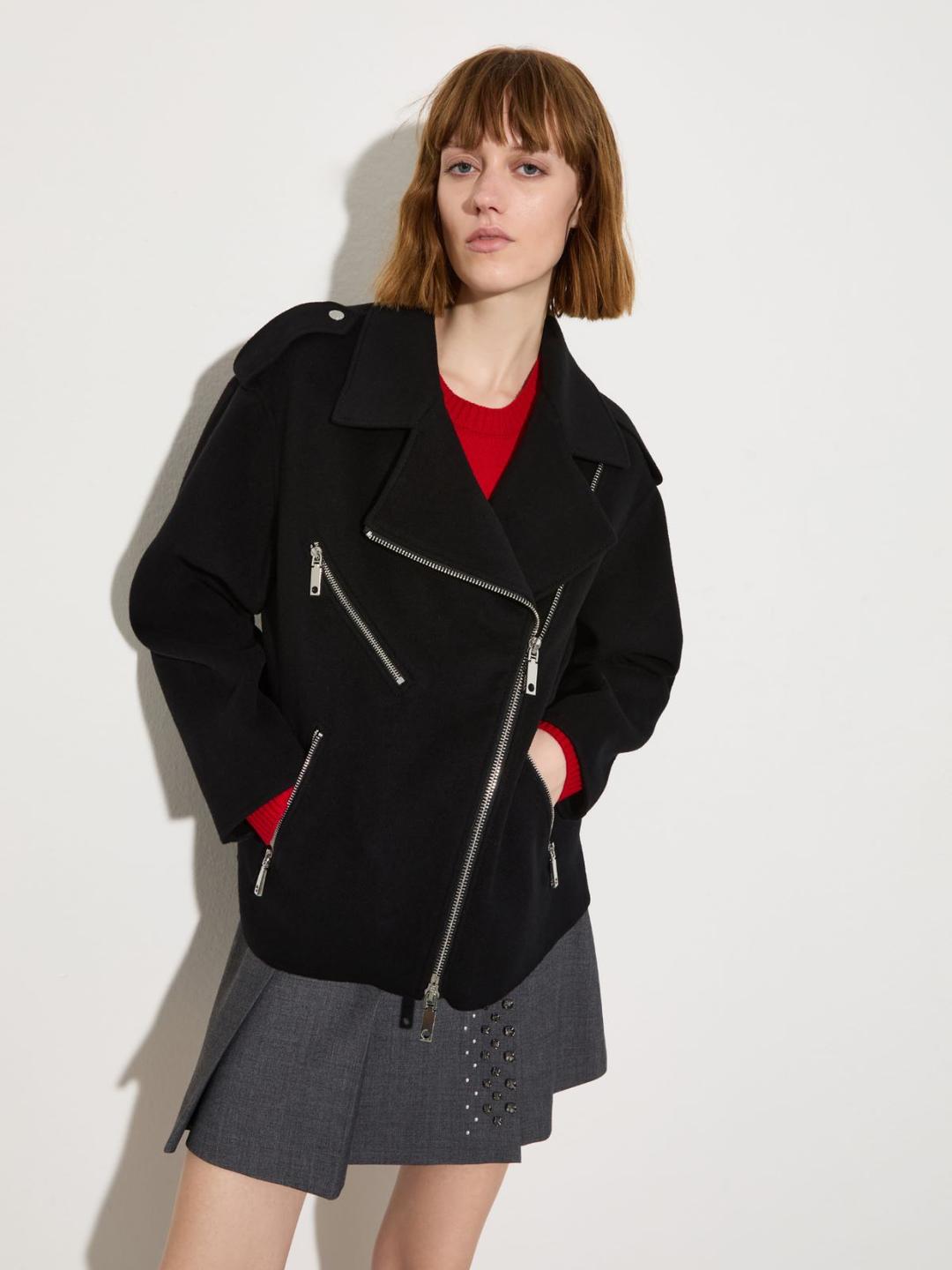 Giacca chiodo in lana double | Max&Co Giacca chiodo in lana double | Max&Co