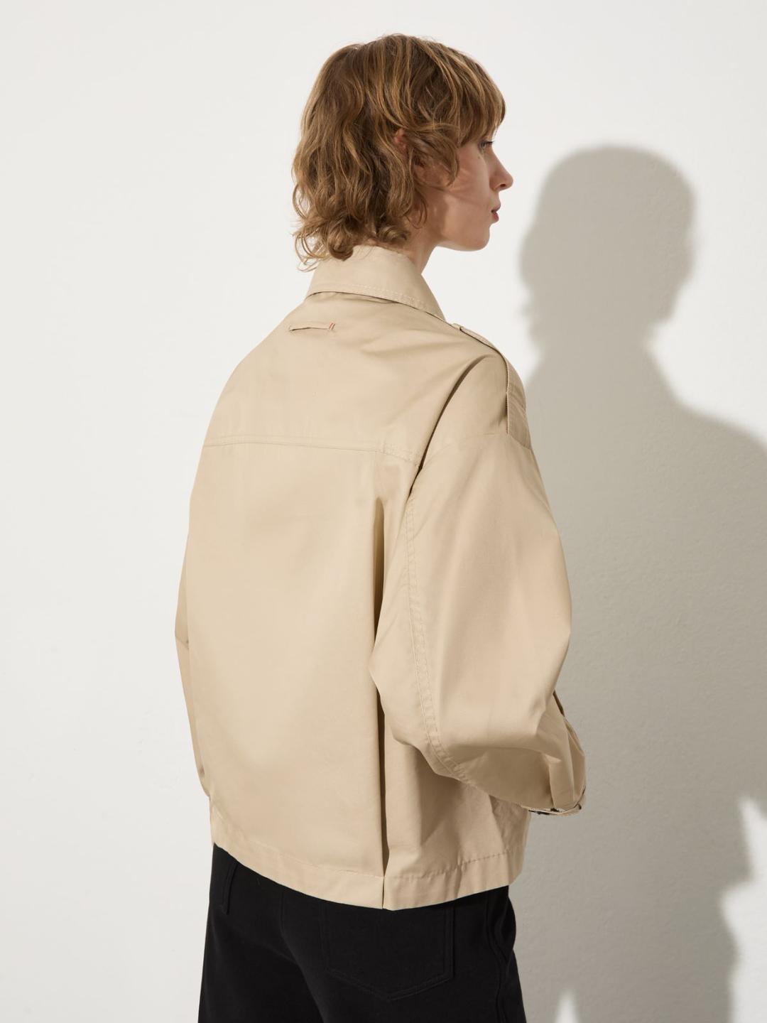 Cropped trench in gabardine | Max&Co Cropped trench in gabardine - vista alternativa - 13 | Max&Co