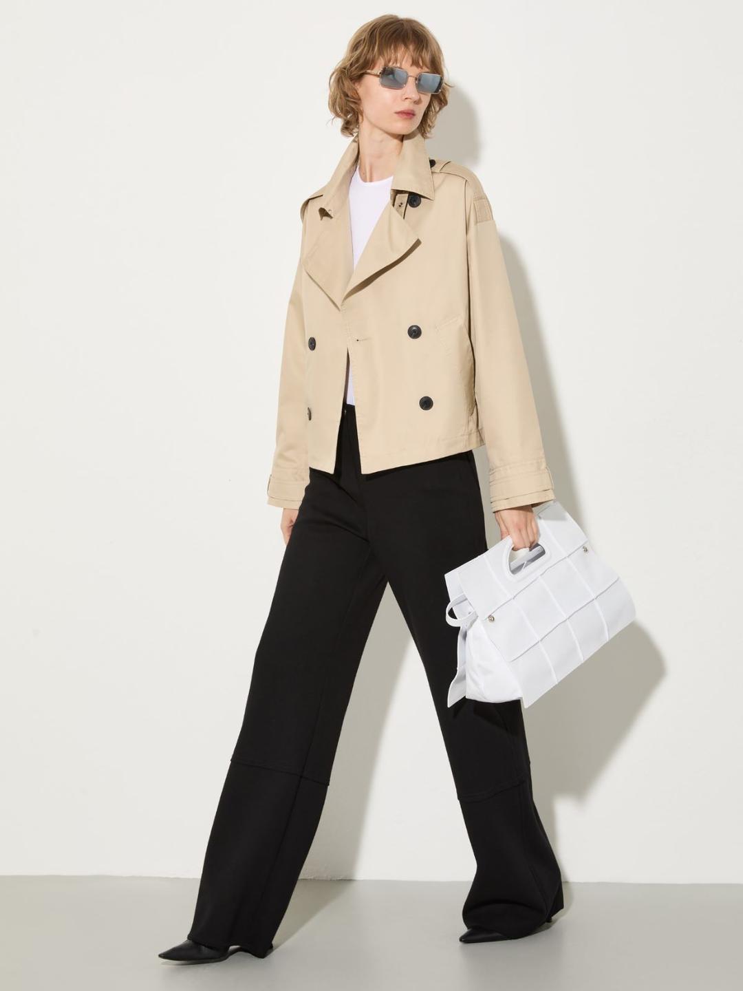 Cropped trench in gabardine | Max&Co Cropped trench in gabardine - vista alternativa - 13 | Max&Co