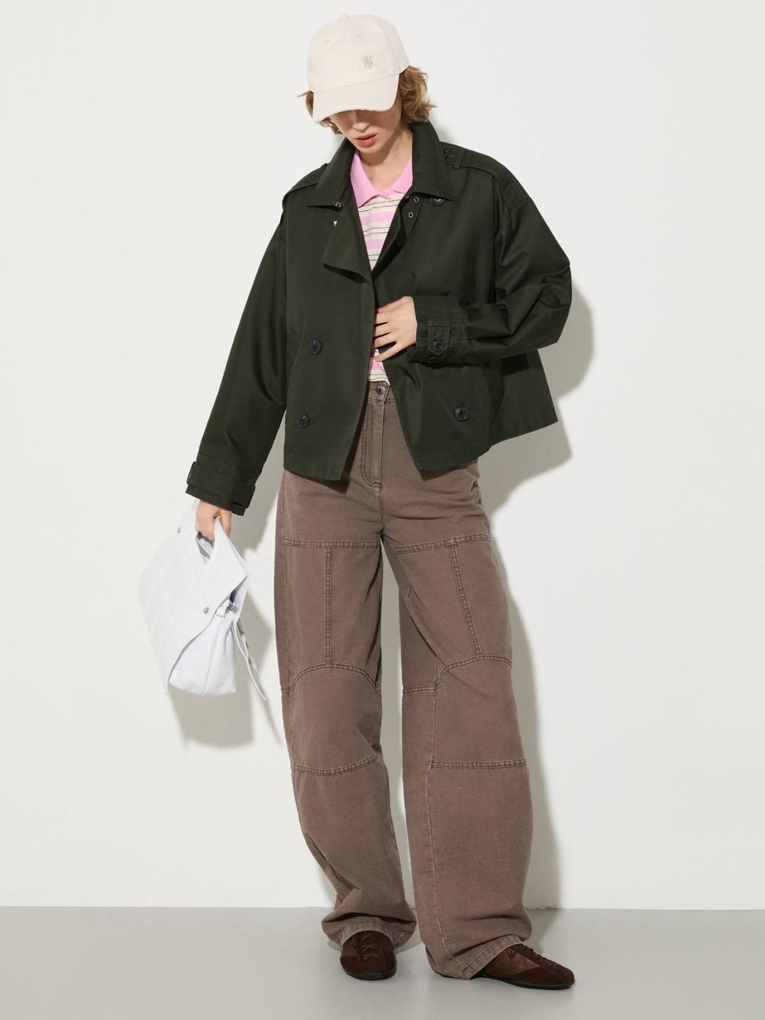 Cropped trench in gabardine | Max&Co Cropped trench in gabardine - vista alternativa - 27 | Max&Co