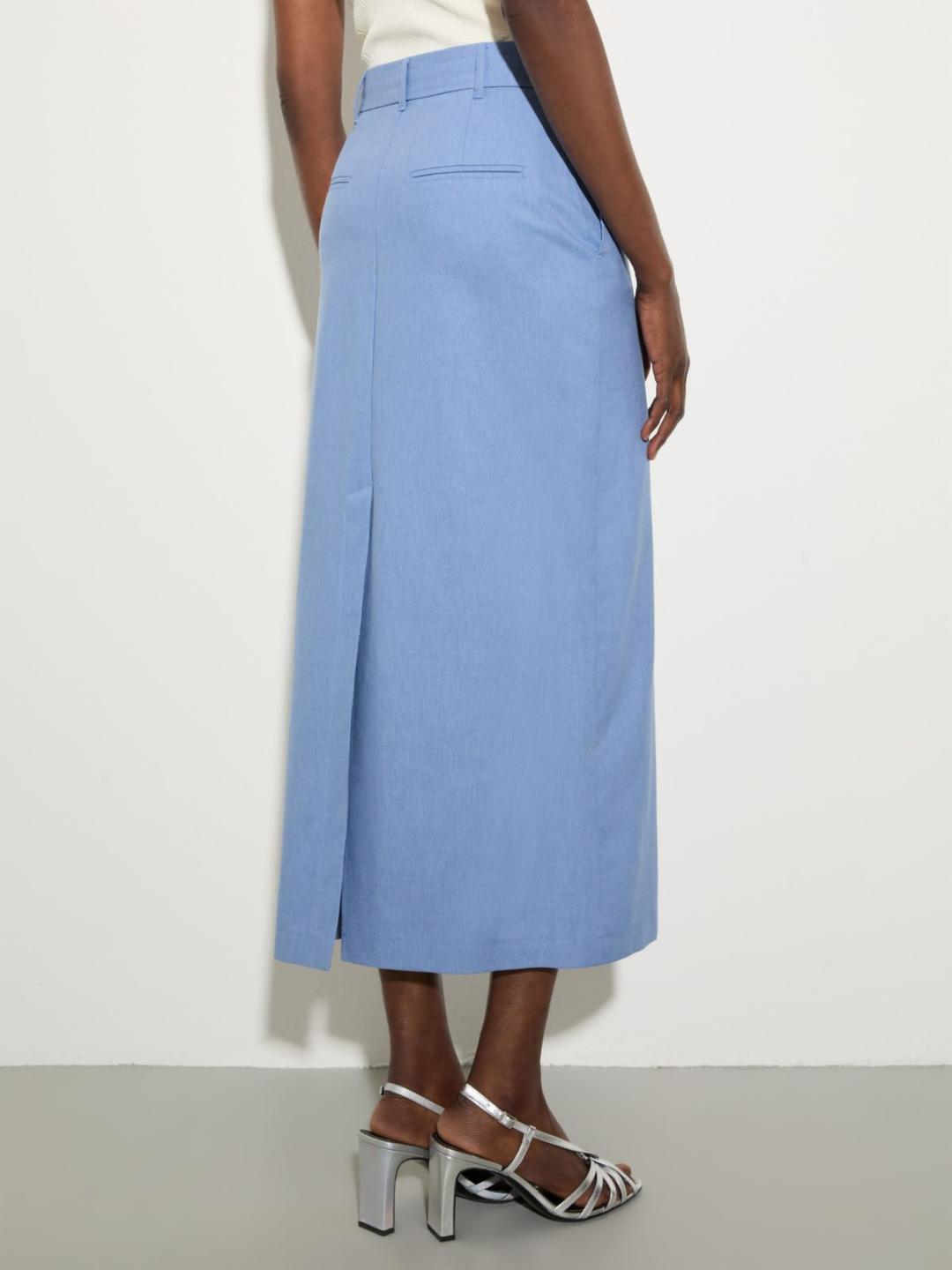 Gonna a colonna in gabardine | Max&Co Gonna a colonna in gabardine - vista alternativa - 1 | Max&Co