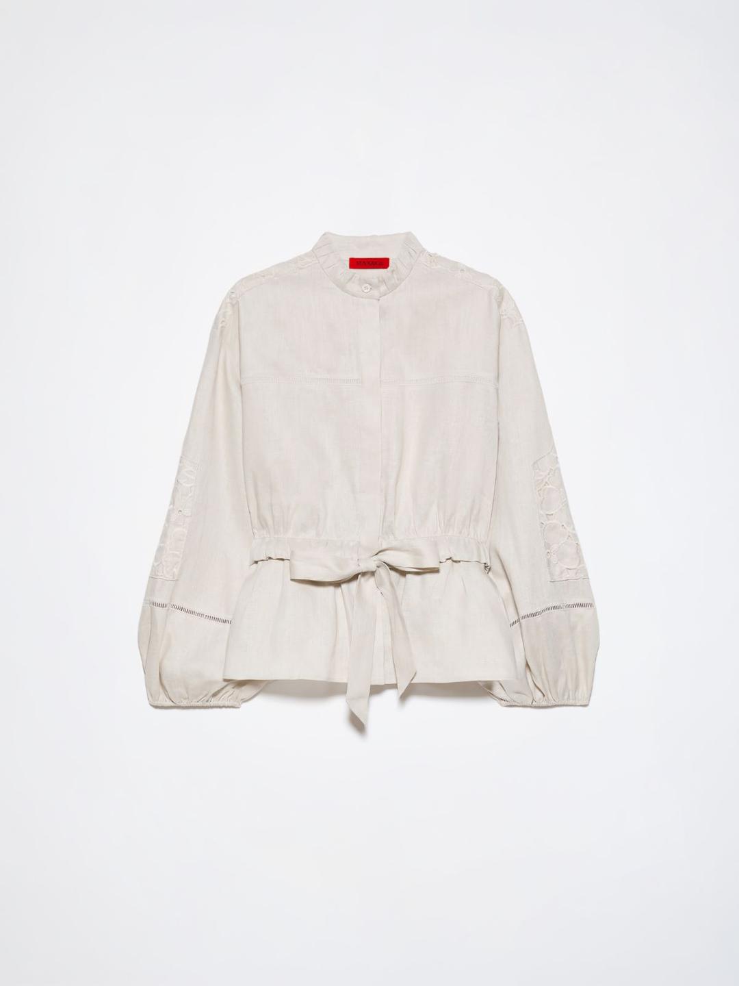 Camicia in lino con ricami | Max&Co Camicia in lino con ricami | Max&Co