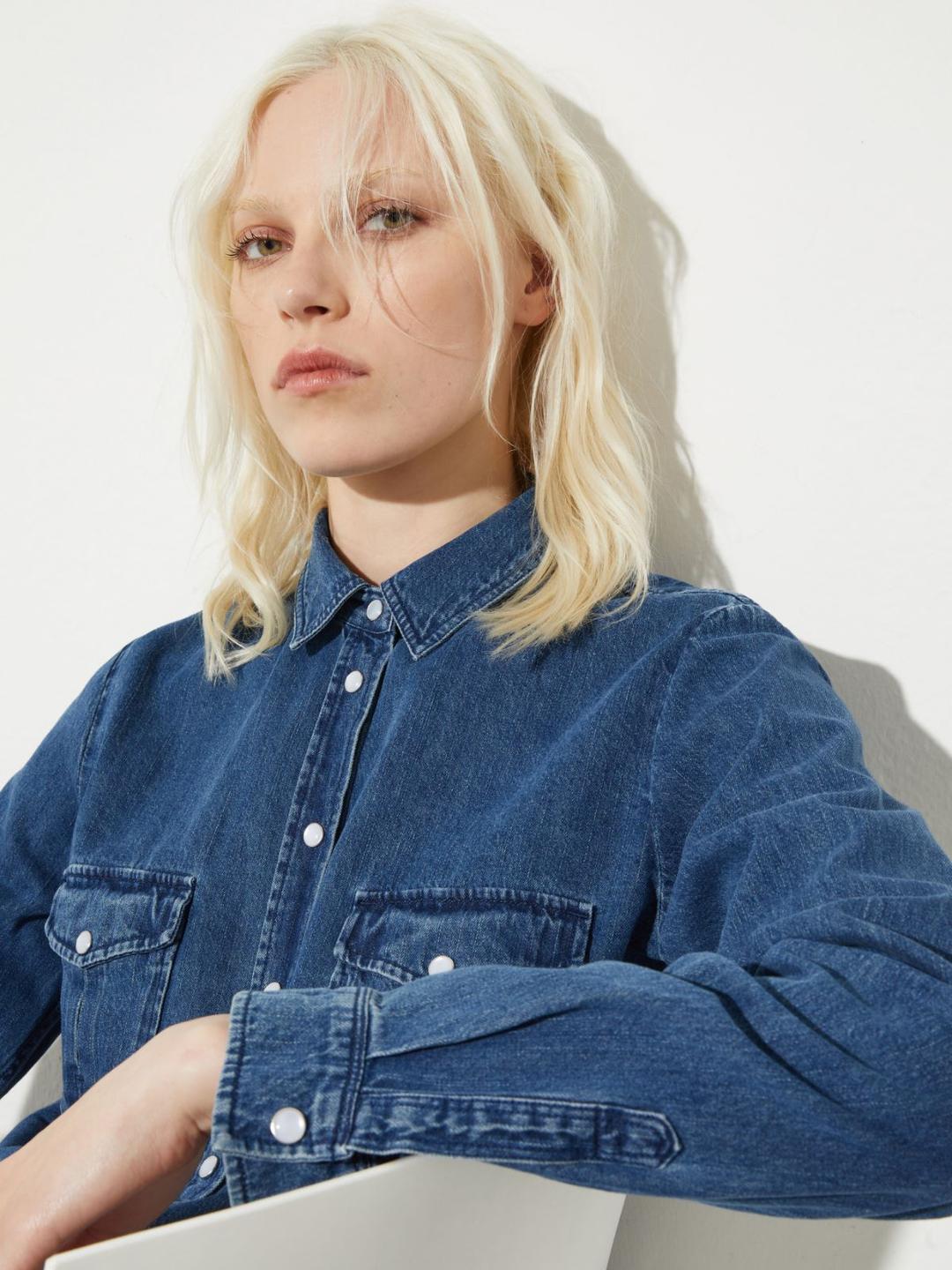 Camicia in denim | Max&Co Camicia in denim - vista alternativa - 0 | Max&Co