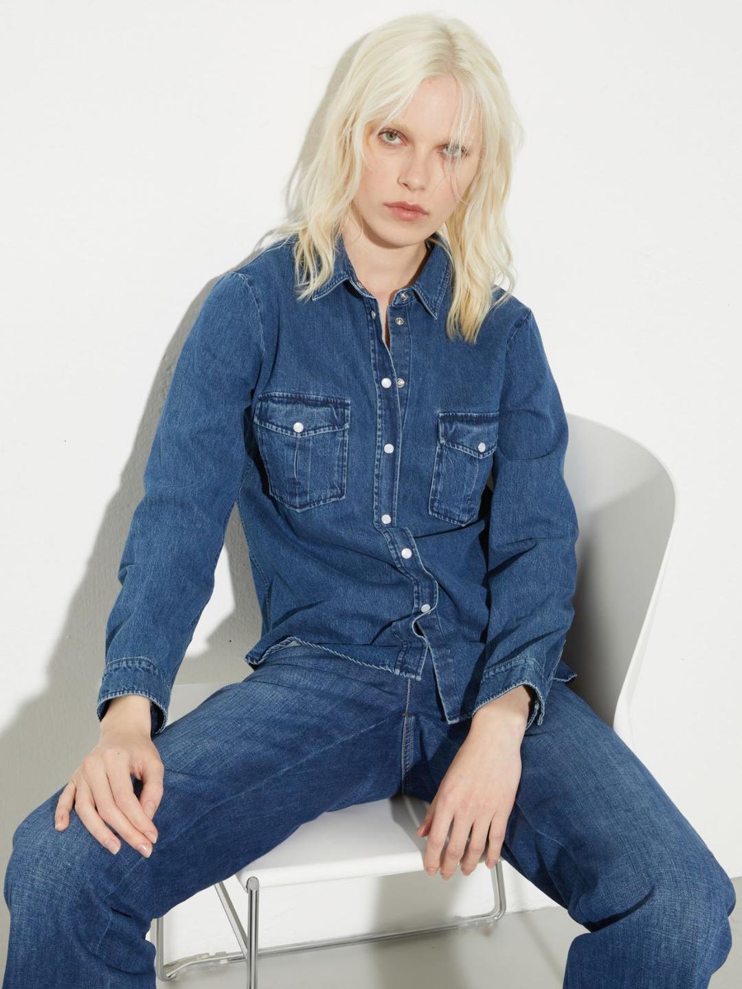 Camicia in denim | Max&Co Camicia in denim - vista alternativa - 0 | Max&Co