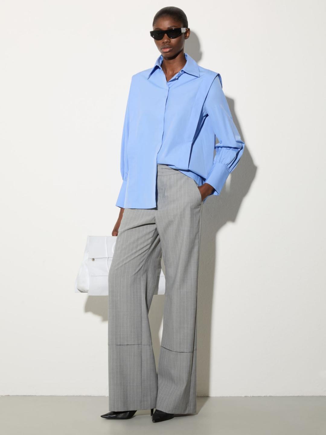 Camicia in popeline di cotone | Max&Co Camicia in popeline di cotone - vista alternativa - 8 | Max&Co