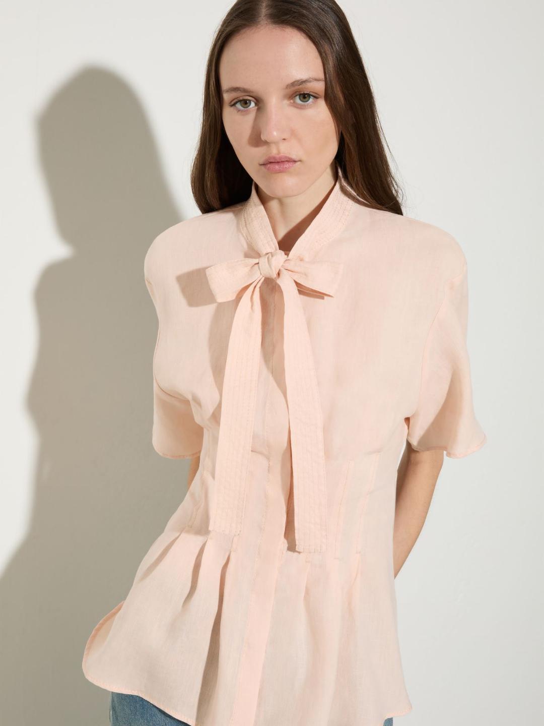 Camicia slim in puro lino | Max&Co Camicia slim in puro lino - vista alternativa - 3 | Max&Co