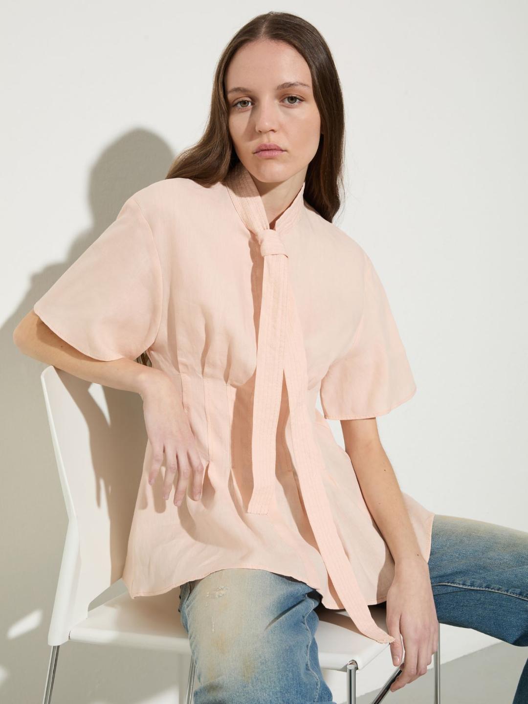 Camicia slim in puro lino | Max&Co Camicia slim in puro lino - vista alternativa - 3 | Max&Co