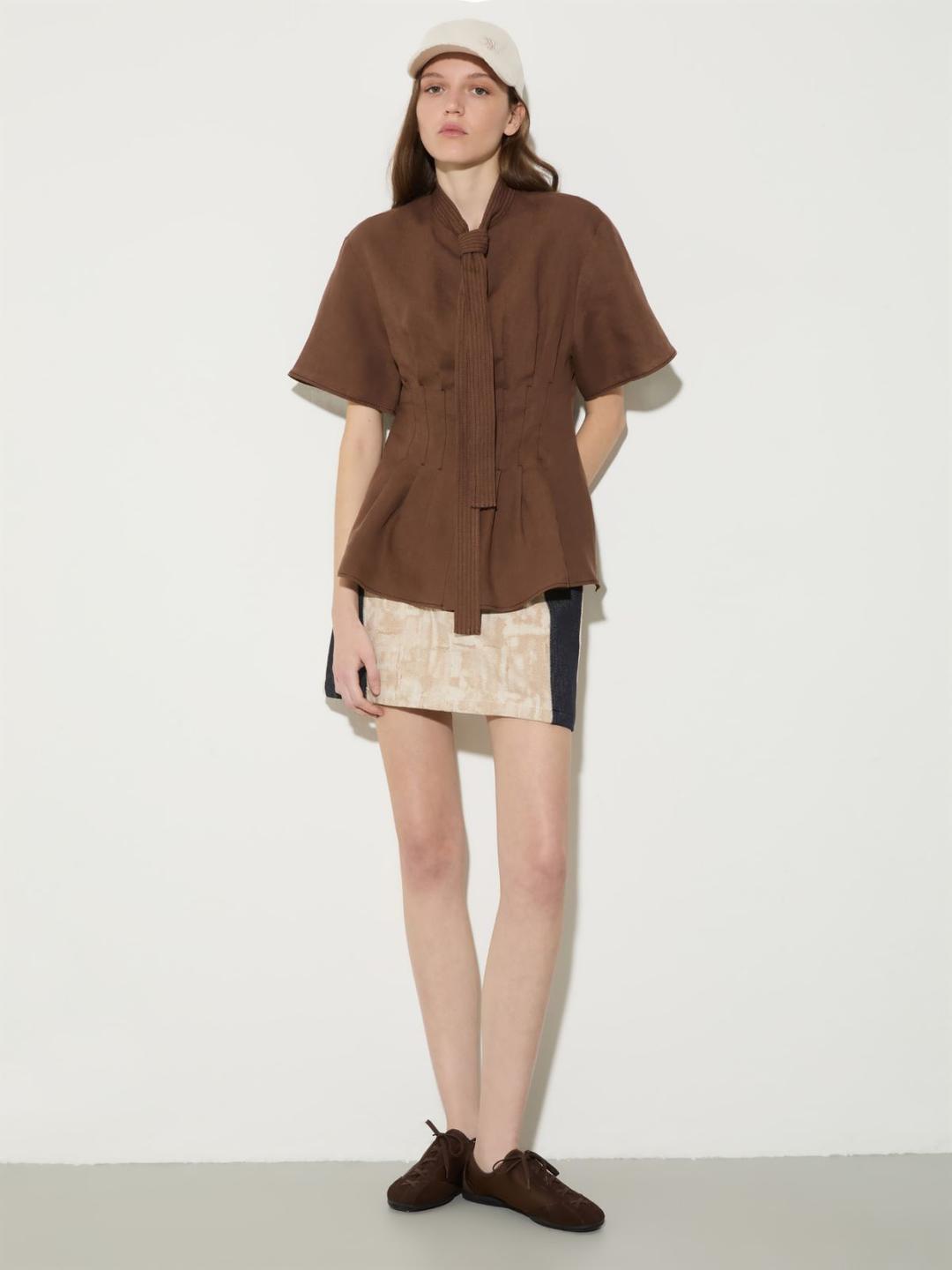 Camicia slim in puro lino | Max&Co Camicia slim in puro lino - vista alternativa - 4 | Max&Co