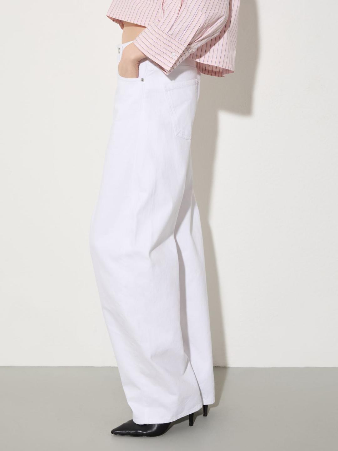 Pantaloni barrel leg in drill | Max&Co Pantaloni barrel leg in drill | Max&Co