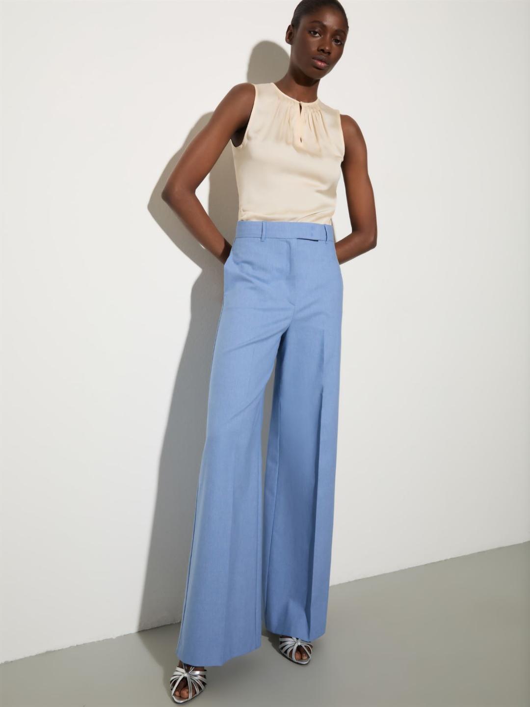 Pantaloni diritti in gabardine | Max&Co Pantaloni diritti in gabardine - vista alternativa - 16 | Max&Co