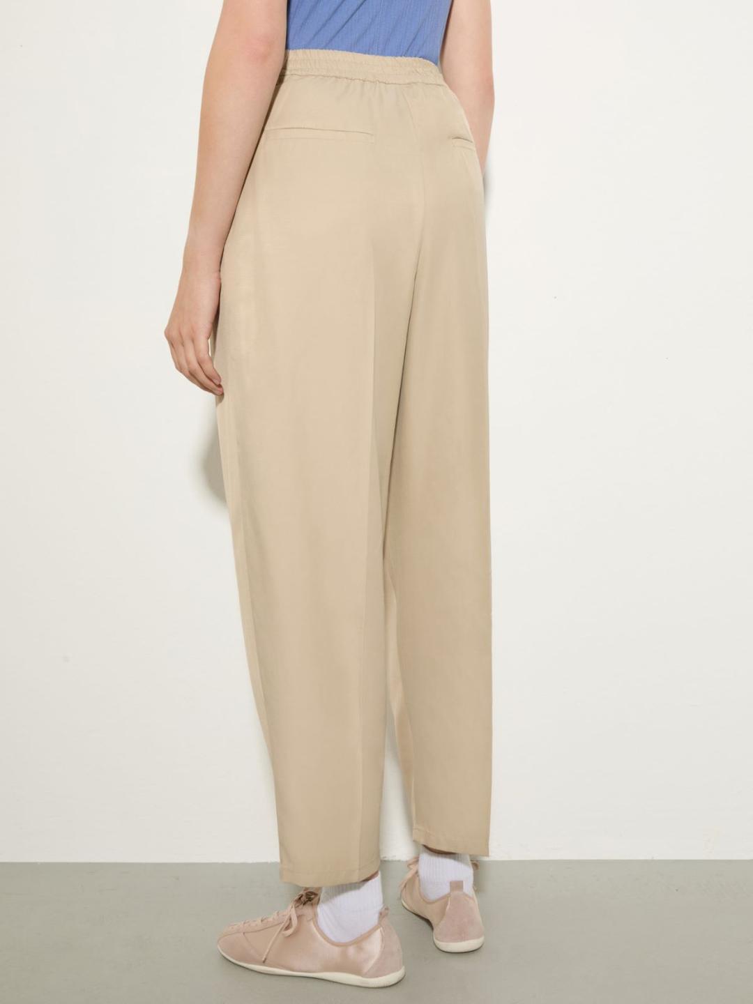 Pantaloni barrel leg fluidi | Max&Co Pantaloni barrel leg fluidi - vista alternativa - 7 | Max&Co