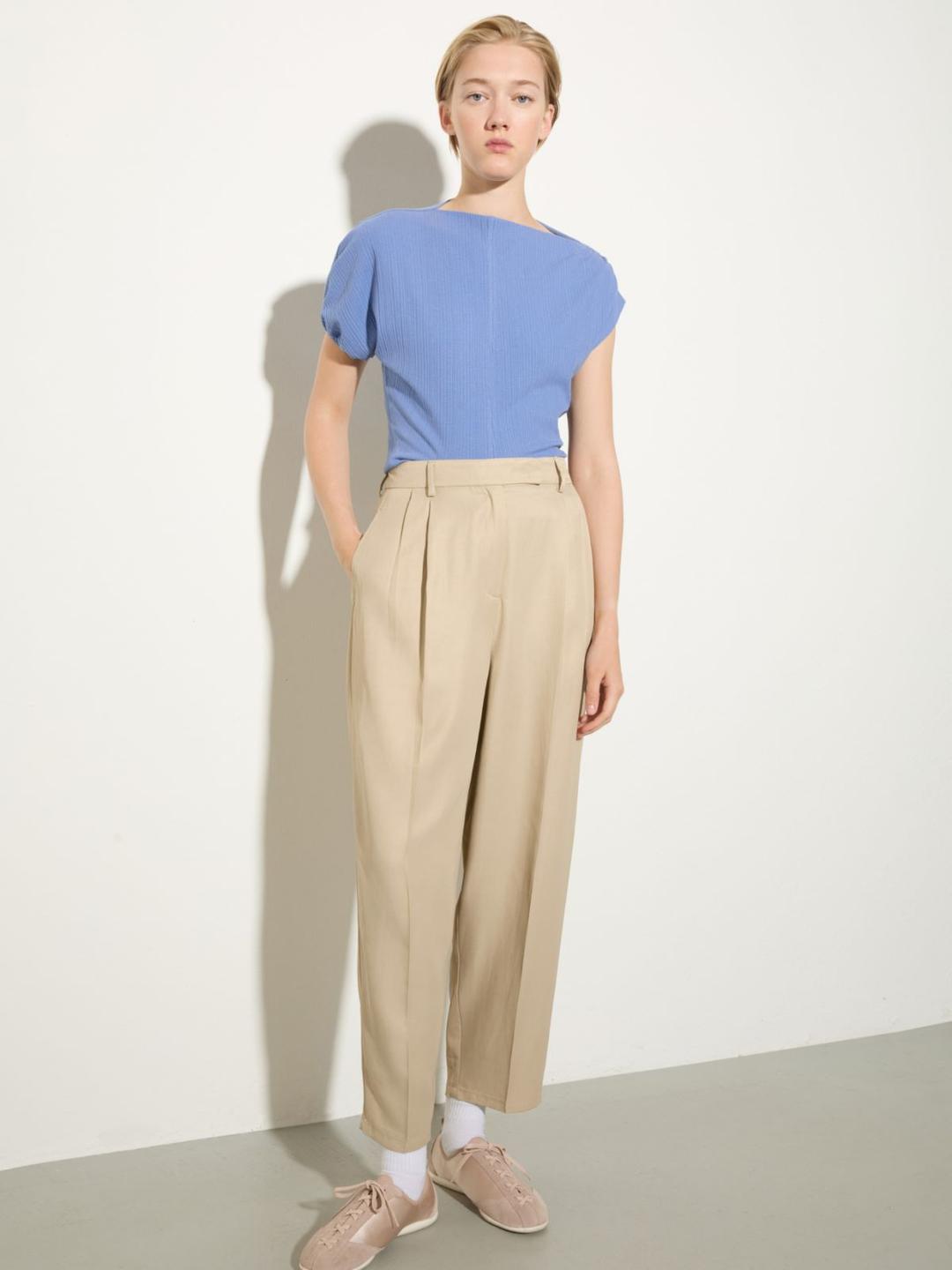 Pantaloni barrel leg fluidi | Max&Co Pantaloni barrel leg fluidi - vista alternativa - 7 | Max&Co