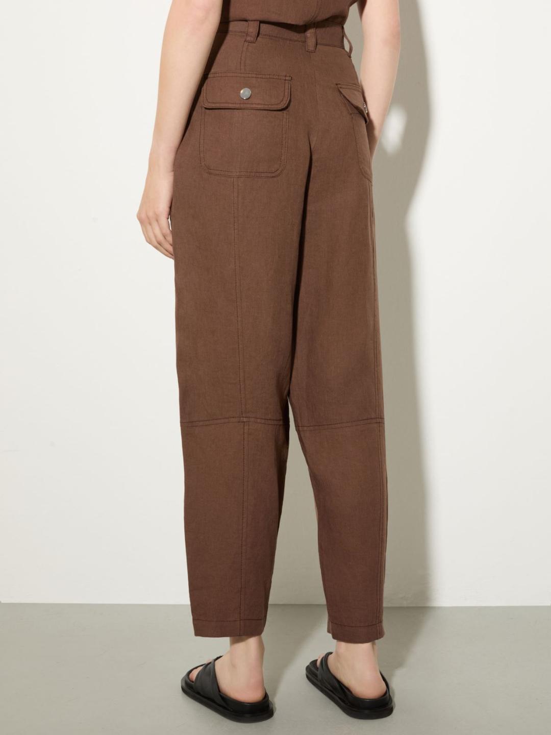 Pantaloni barrel in puro lino | Max&Co Pantaloni barrel in puro lino - vista alternativa - 3 | Max&Co