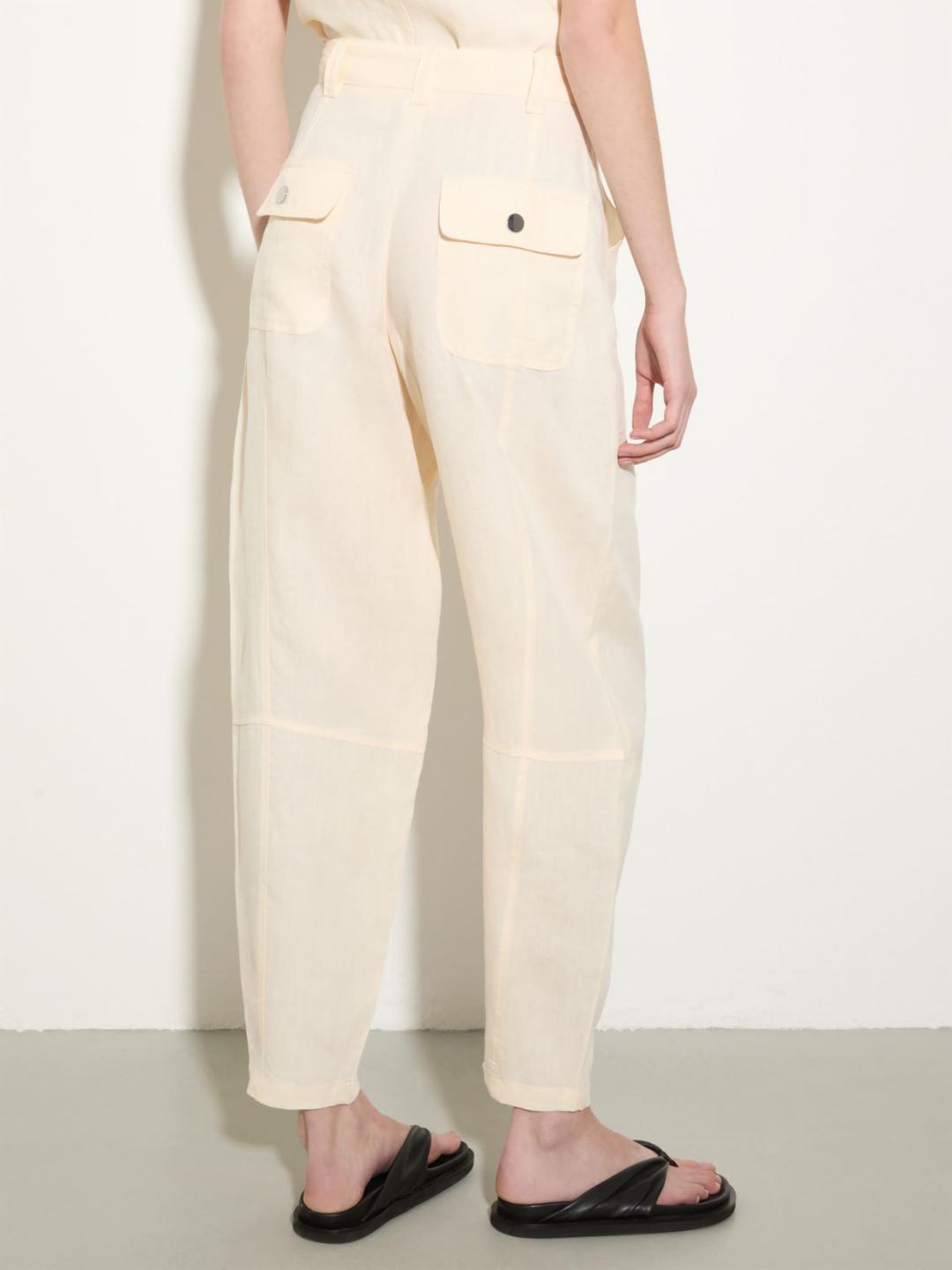 Pantaloni barrel in puro lino | Max&Co Pantaloni barrel in puro lino - vista alternativa - 5 | Max&Co