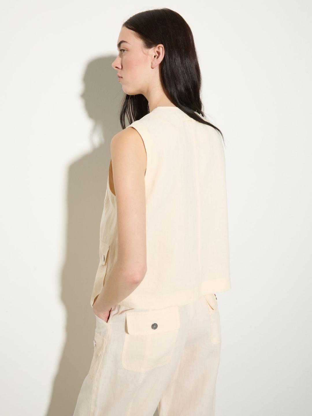 Gilet in puro lino | Max&Co Gilet in puro lino - vista alternativa - 2 | Max&Co