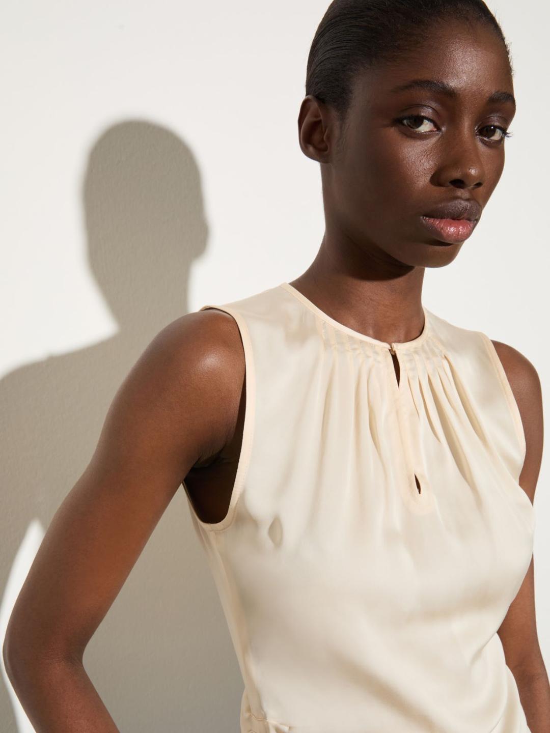 Top in raso con drappeggi | Max&Co Top in raso con drappeggi - vista alternativa - 13 | Max&Co