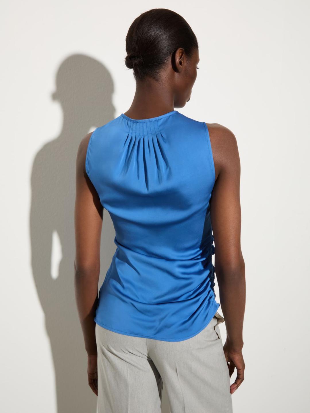 Top in raso con drappeggi | Max&Co Top in raso con drappeggi - vista alternativa - 4 | Max&Co